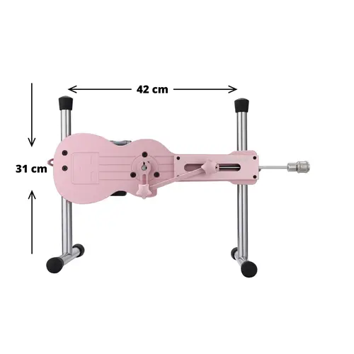Pro Mini Sex Machine Smart App avec gode et télécommande Rose