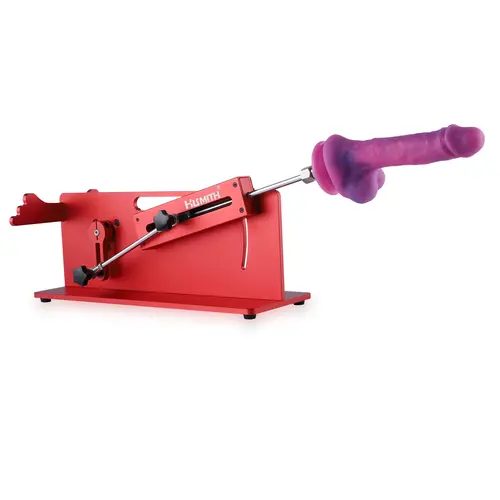 Hismith® Pro 5 Premium Sex Machine TableTop KlicLok Smart App Rojo