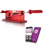 Hismith® PRO 5 Premium Sexmaschine TableTop KlicLok® Smart App Rot