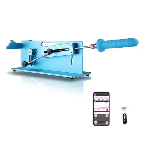 Hismith® PRO 5 Premium Seksmachine TableTop KlicLok® Smart App Blauw