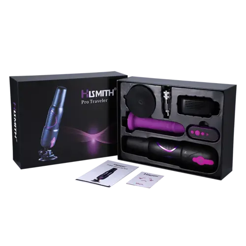 Hismith® Pro Traveler Premium Sex Machine Portable mit Saugnapf