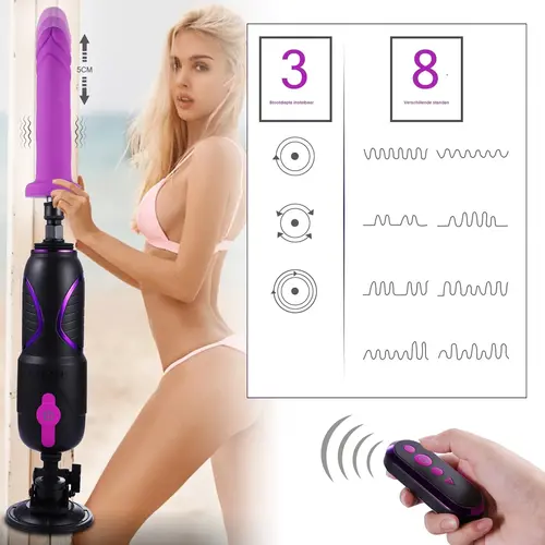 Hismith® Pro Traveler Premium Sex Machine Portable mit Saugnapf