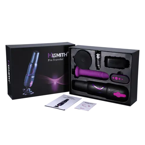 Hismith® Pro Traveler Premium Seksmachine Draagbaar met Zuignap