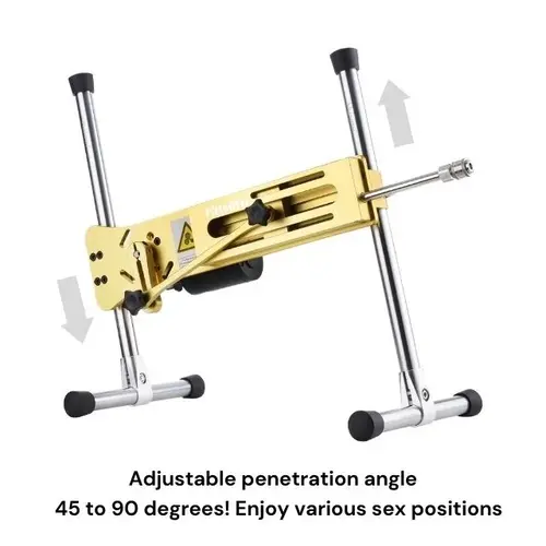 Pro 1 Premium Sex machine 2.0 Smart App con consolador y mando a distancia Gold
