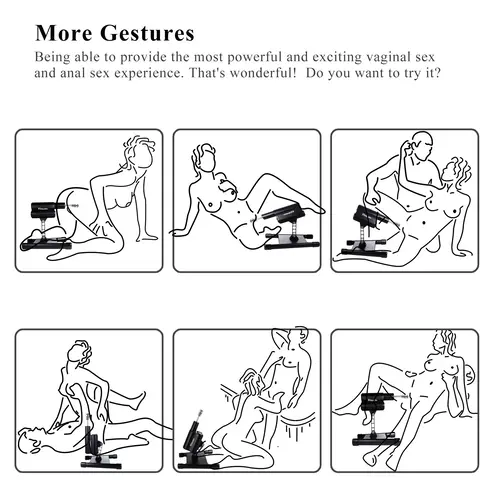 Pro 3 Premium® Sex Machine Smart APP avec gode et télécommande Compacte et puissante !
