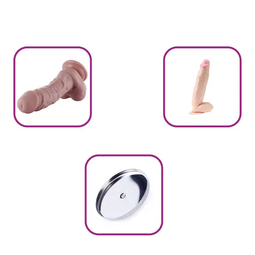 Hismith® Pakket Gigolo Pro 1 Premium Smart APP Sex Machine met Mega Zuignap Dildo