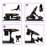Auxfun® Basic Sex Machine - Bundle Dimitri - With Dildos and Extencions