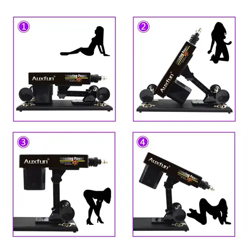 Auxfun® Basic Sex Machine - Bundle Dimitri - With Dildos and Extencions