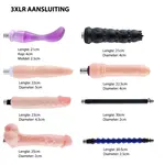 Auxfun® Auxfun® Basic Sexmachine Pakket Dimitri Met Dildo’s en verlengstukken