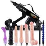 Auxfun® Auxfun® Basic Sex Machine - Bundle Dimitri - Con Consoladores y Extensiones