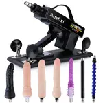 Auxfun® Pakket Zorro Auxfun Basic Seksmachine Met 7 dildo opzetstukken