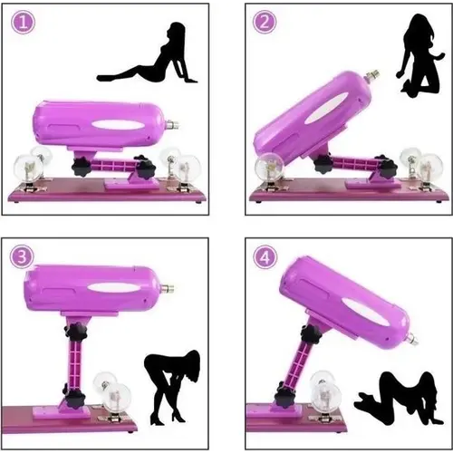 Auxfun® Morado Package Sex Machine Auxfun Basic With 2 dildos and pocket pussy