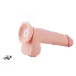 EZfunLok Dildo flessibile per macchina del sesso Auxfun Plus 17 cm