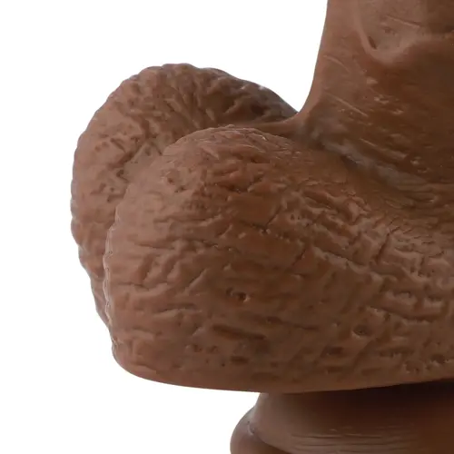 Dildo EZfunLok per macchina del sesso Auxfun Plus Marrone 21 cm