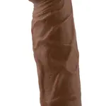Dildo EZfunLok per macchina del sesso Auxfun Plus Marrone 21 cm