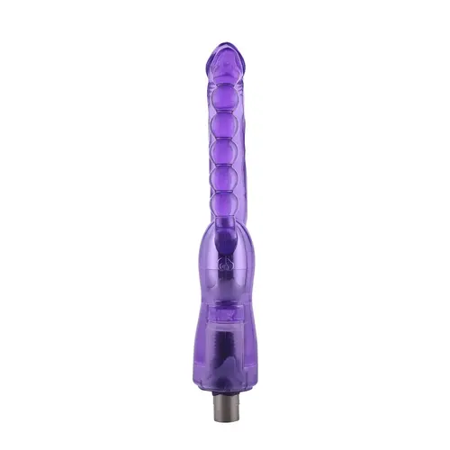 Consolador Doble Acanalado 3XLR Para Auxfun Basic Sex Machine 23 cm