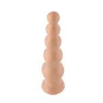 Auxfun® Consolador acanalado 3XLR para Auxfun Basic Sex Machine Beige 21 cm