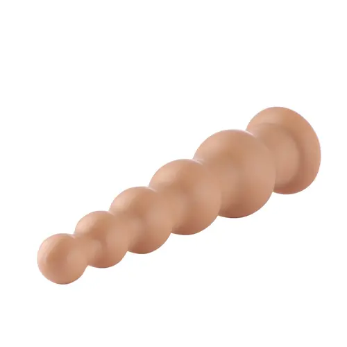 Auxfun® Geribbelde Dildo 3XLR voor Auxfun Basic Seksmachine Beige 21 cm