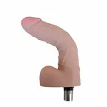 Auxfun® Dildo Bendable 3XLR for Auxfun Basic Sex Machine Beige 18 cm