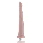 Auxfun® Consolador 3XLR para Auxfun Basic Sex Machine Beige23,5 cm