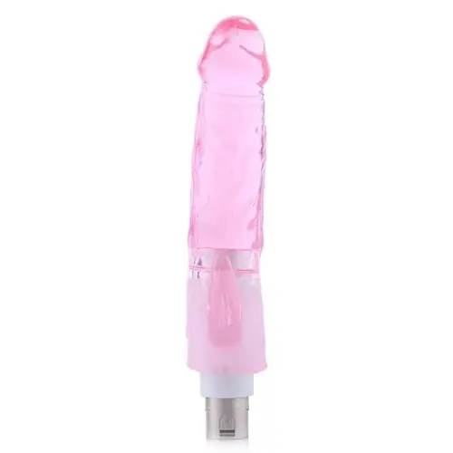 Auxfun® Consolador Rosa con Estimulación de Clítoris Conector 3XLR para la Máquina Sexual Auxfun Basic