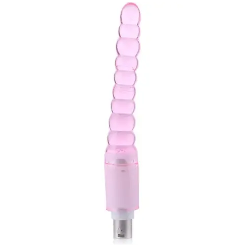 Gode anal strié 3XLR Connecteur pour Auxfun Basic Sex Machine