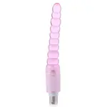 Gode anal strié 3XLR Connecteur pour Auxfun Basic Sex Machine