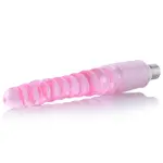Gode anal strié 3XLR Connecteur pour Auxfun Basic Sex Machine