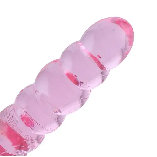 Gode anal strié 3XLR Connecteur pour Auxfun Basic Sex Machine