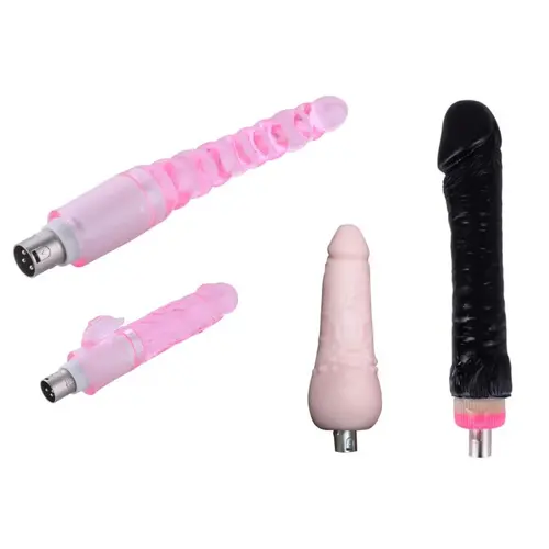 Auxfun® Dildo Attachments Pack Basic 3XLR Dick Set for the Auxfun Basic Sex Machine