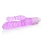 Auxfun® Consolador 3XLR de doble canalé para la máquina sexual básica Auxfun