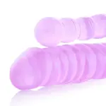 Auxfun® Dubbele geribbelde 3XLR dildo voor  voor Auxfun Basic Seksmachine