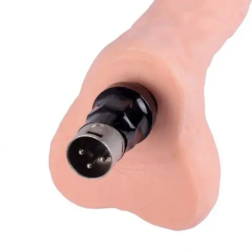 Auxfun® Flexible Dildo 3XLR Connector for the Auxfun Basic Sex Machine