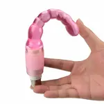 Gode anal strié Basic 3XLR 19 CM pour Auxfun Basic Sex Machine