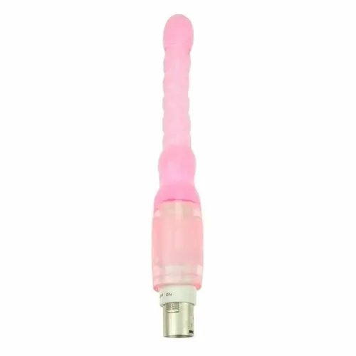 Gode anal strié Basic 3XLR 19 CM pour Auxfun Basic Sex Machine