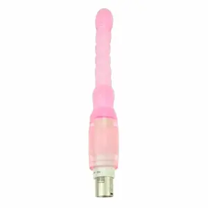 Gode anal strié Basic 3XLR 19 CM pour Auxfun Basic Sex Machine