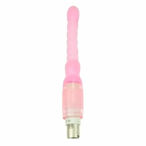 Gode anal strié Basic 3XLR 19 CM pour Auxfun Basic Sex Machine