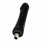 Gode noir épais Auxfun Basic Sex Machine 3XLR 24 CM