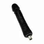 Gode noir épais Auxfun Basic Sex Machine 3XLR 24 CM