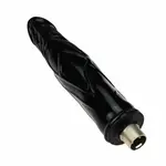 Gode noir 17 CM avec connecteur 3XLR pour Auxfun Basic Sex Machine