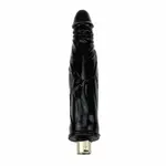 Gode noir 17 CM avec connecteur 3XLR pour Auxfun Basic Sex Machine