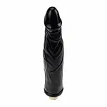 Gode noir 17 CM avec connecteur 3XLR pour Auxfun Basic Sex Machine