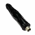 Gode noir 17 CM avec connecteur 3XLR pour Auxfun Basic Sex Machine