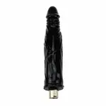 Gode noir 17 CM avec connecteur 3XLR pour Auxfun Basic Sex Machine