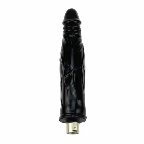 Auxfun® Consolador Negro de 17 CM con Conector 3XLR para la Sex Machine Auxfun Basic