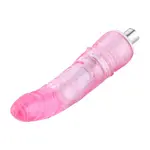 Auxfun® Consolador Anal Rosa Curvo Conector 3XLR para Auxfun Basic Sex Machine