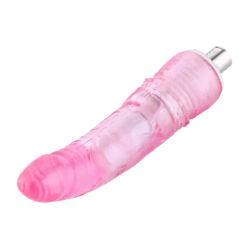 Gode anal rose avec courbure Connecteur 3XLR pour Auxfun Basic Sex Machine