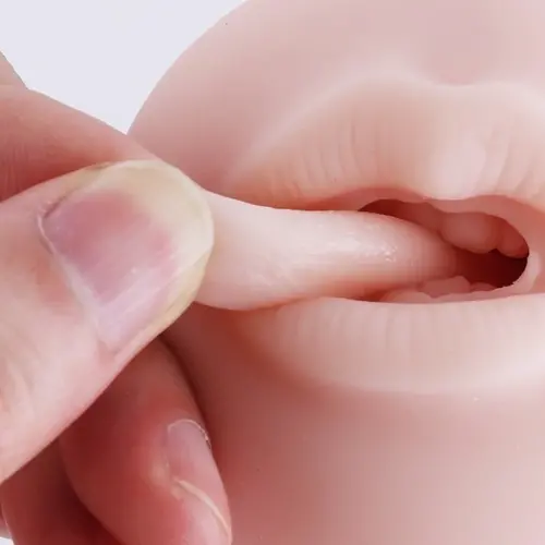 Auxfun® Masturbateur de poche bouche rose avec connecteur 3XLR pour Auxfun Basic Sex Machine