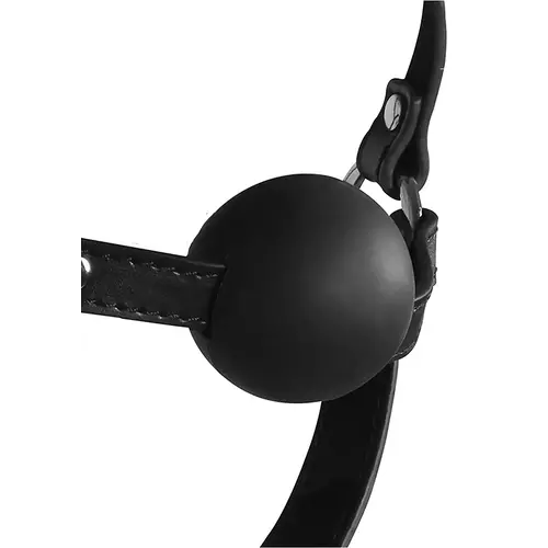ShotS Head Harness with Mask & Gagball Black