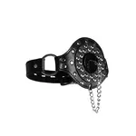 ShotS Mouth gag with stopper - Black